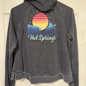 Roxy Gray Textured Sweater